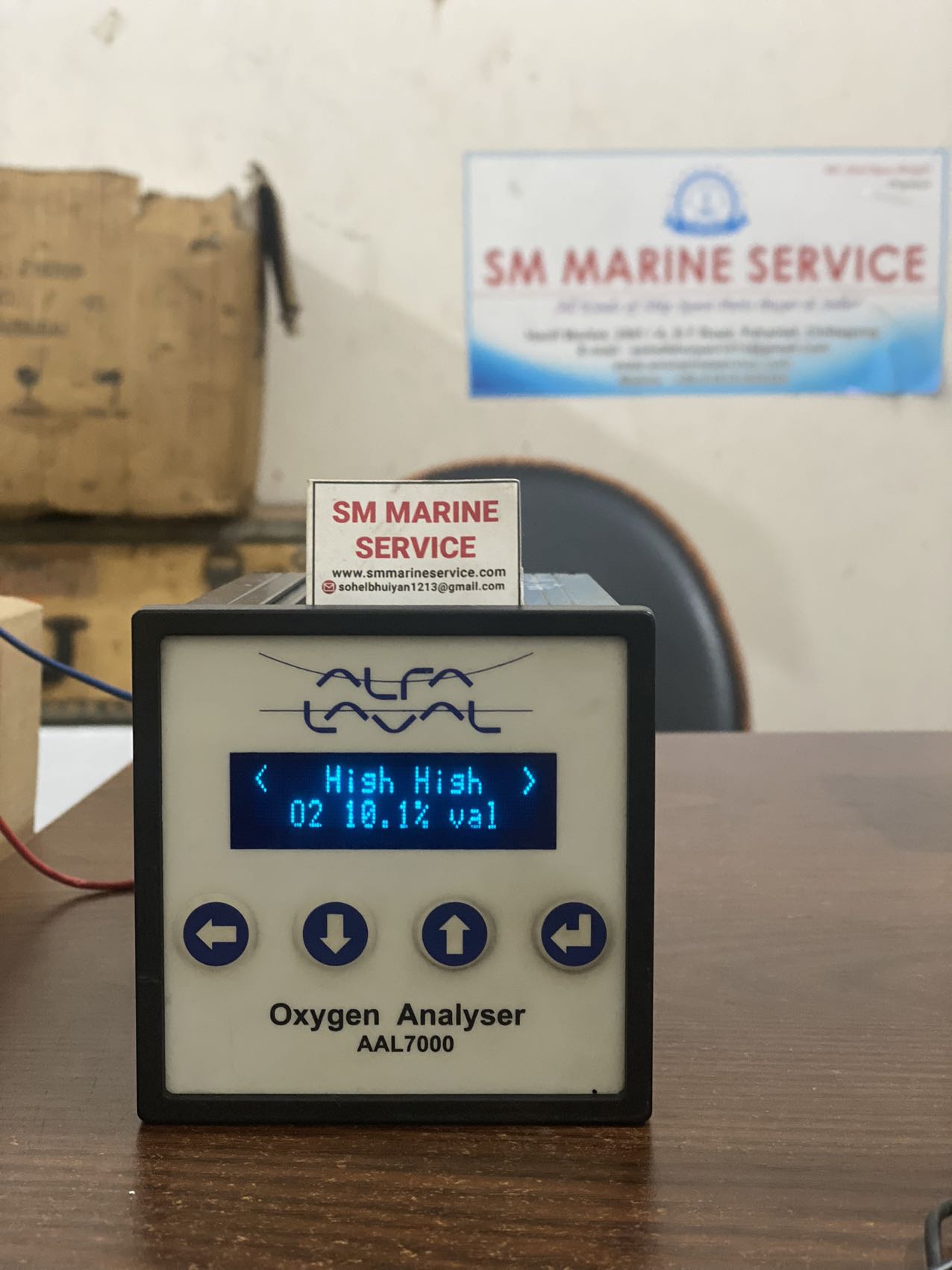 AALBORG AAL7000 OXYGEN ANALYSER manual