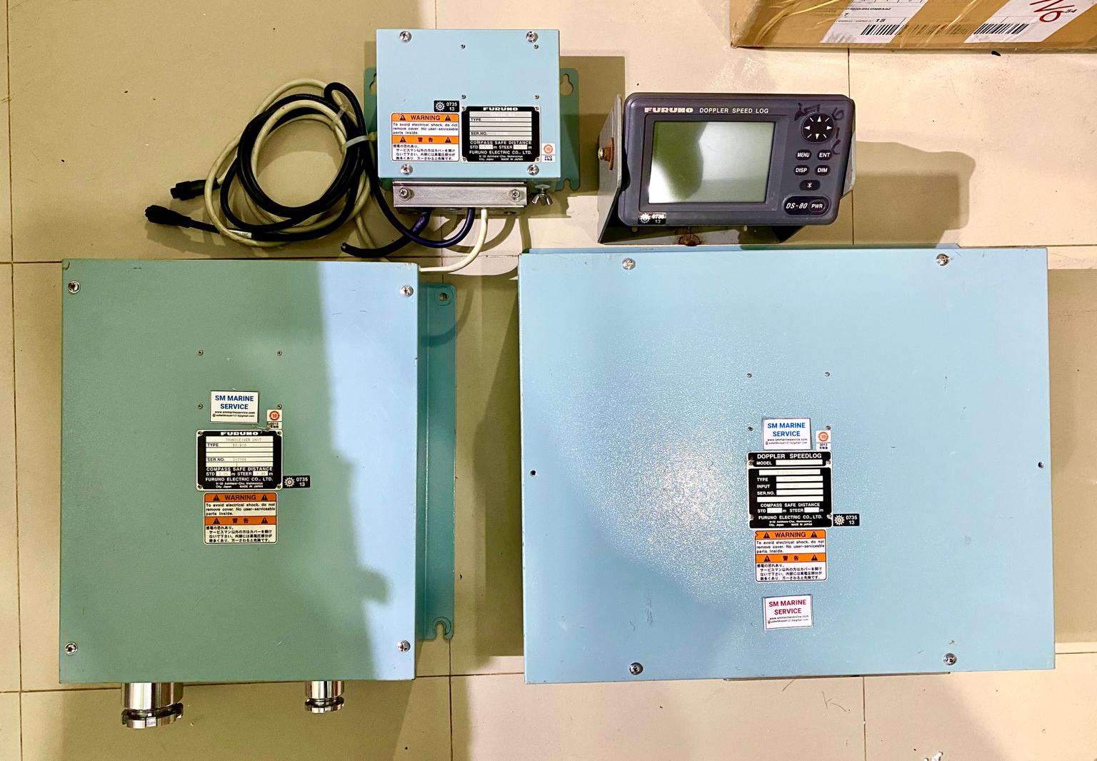 FURUNO DS-80 Doppler Speed Log | Marine Doppler Log System | Ship Speed Measurement Equipment | SM MARINE SERVICE™
