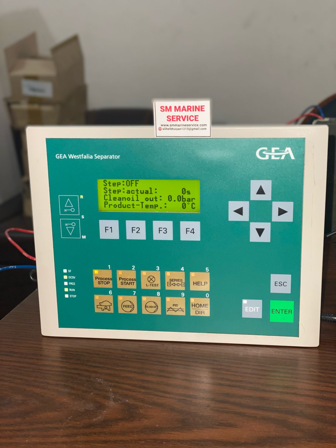 GEA WESTFALIA D10 CONTROL PANEL