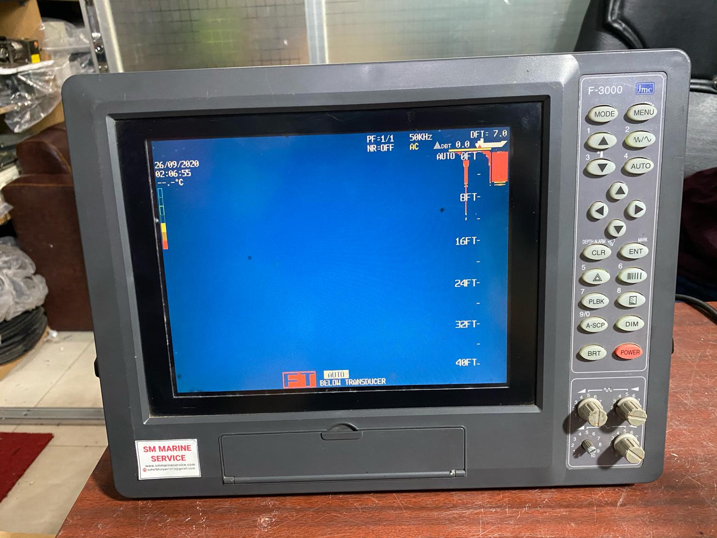 JMC F-3000 Echo Sounder | Marine Depth Sounding System | SM MARINE SERVICE™