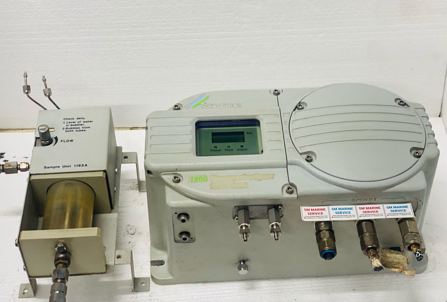 SERVOMEX 1800 Oxygen Analyser | Marine Oxygen Monitoring System | Boiler Flue Gas Analyzer | SM MARINE SERVICE™