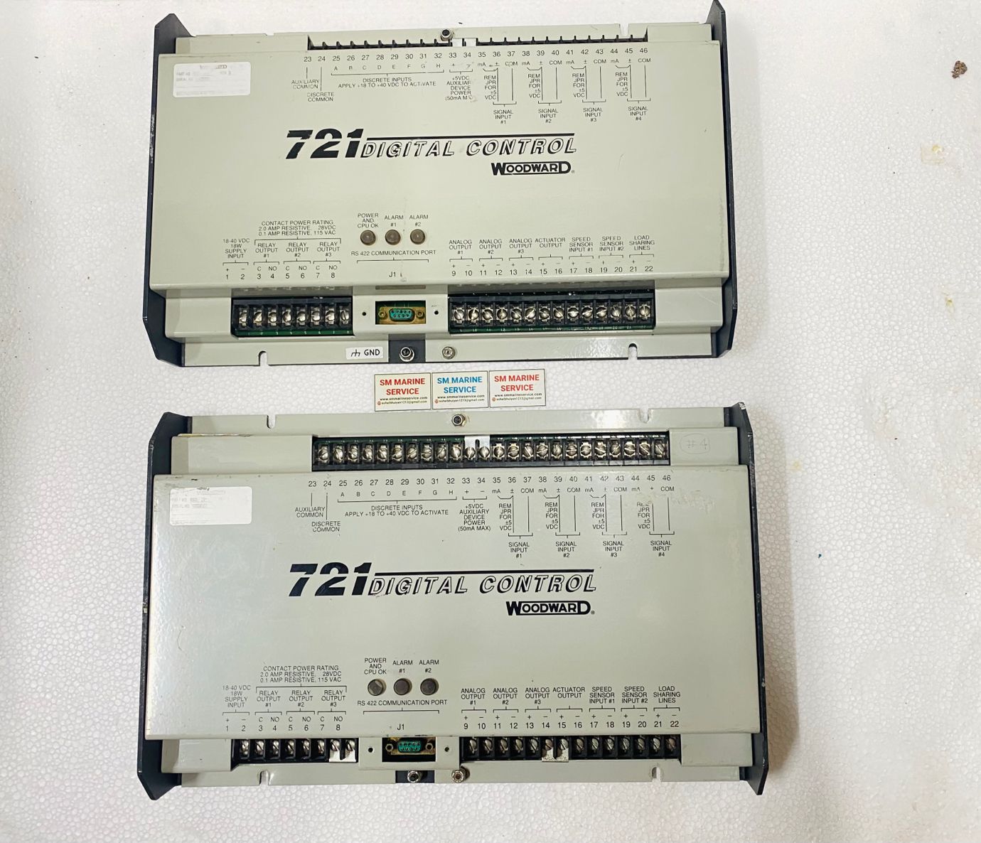 WOODWARD 721 DIGITAL CONTROL | Marine Engine Governor Control System | Speed Control Unit | SM MARINE SERVICE™